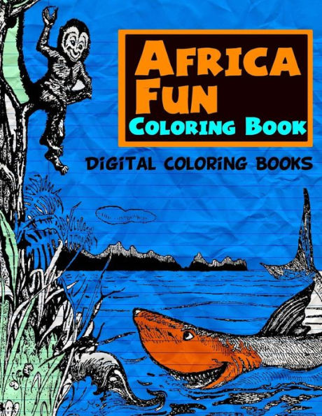 Africa Fun Coloring Book