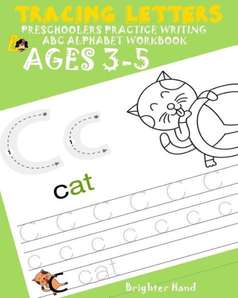 Tracing Letter Preschoolers Practice Writing Abc Alphabet Workbook*Kids Ages 3-5 : Extra Large Print