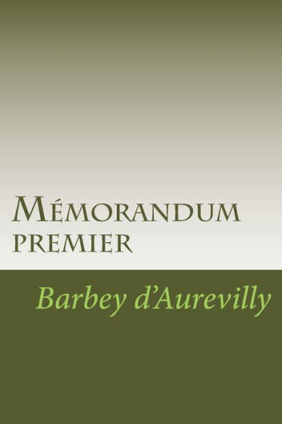 Mémorandum Premier