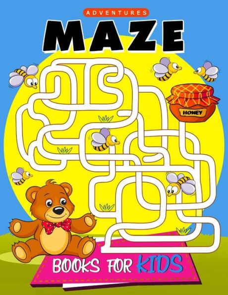 Maze Books For Kids : Activity Coloring For Children, Boy, Girls, Kids Ages 2-4,3-5,4-8