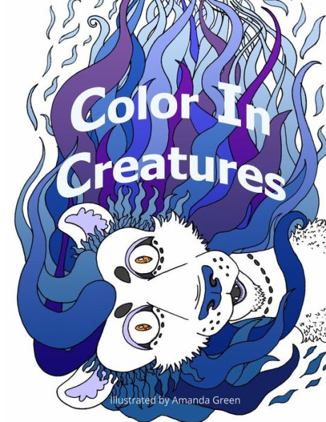 Colorea criaturas: un libro para colorear