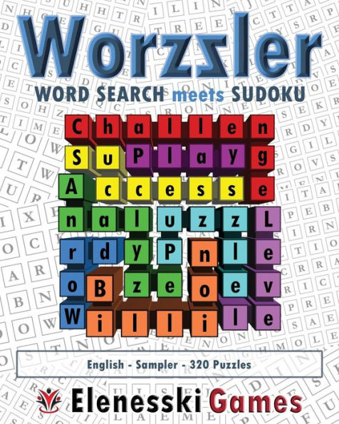 Worzzler (English, Sampler, 320 Puzzles) : Word Search Meets Sudoku