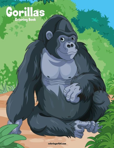 Gorillas Coloring Book 1