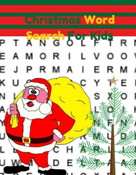 Christmas Word Search For Kids: Word Find For Children's Christmas Puzzles Books