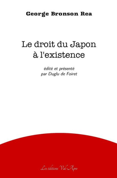 Le droit du Japon a l'existence (French Edition)