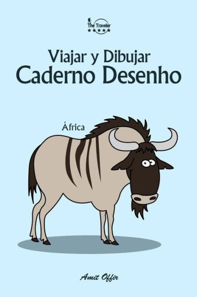 Caderno Desenho: Viajar y Dibujar: �frica (6x9 Polegada / 74 paginas) (Edición Portuguesa)