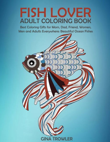 Amante de los peces: Libro de colorear para adultos