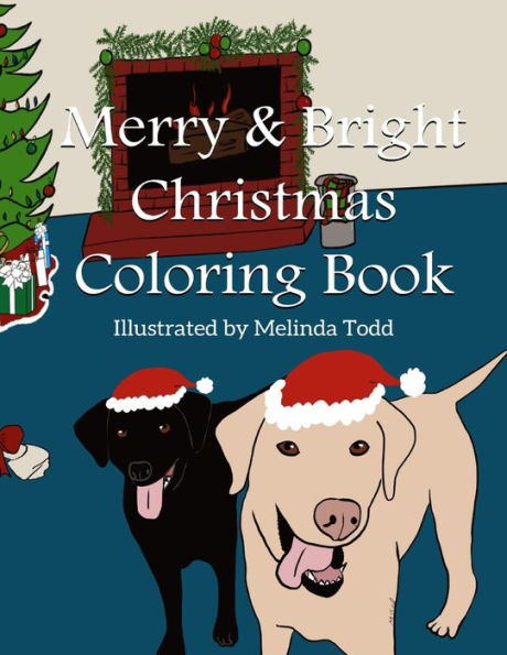 Merry And Bright Christmas Coloring Book
