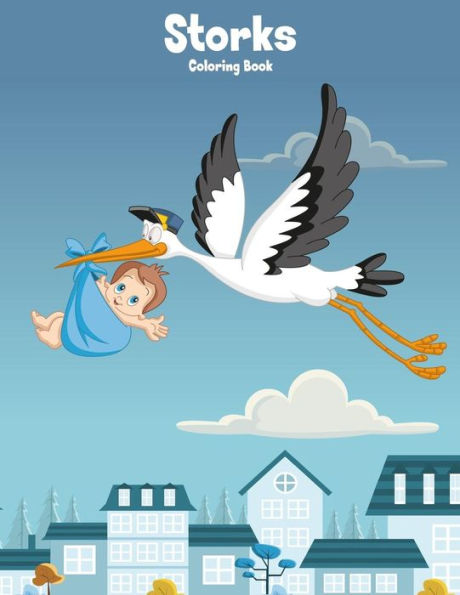 Storks Coloring Book 1