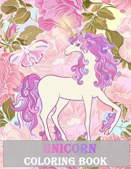 Unicorn Coloring Book : : An Adult Coloring Book With Fun Relax And Stress Relief.