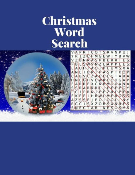 Christmas Word Search Books: Puzzles and Solutions For Adults And Kids