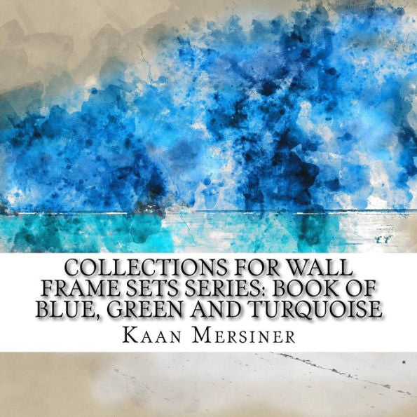 Colecciones para la serie Wall Frame Sets: Libro de azul, verde y turquesa