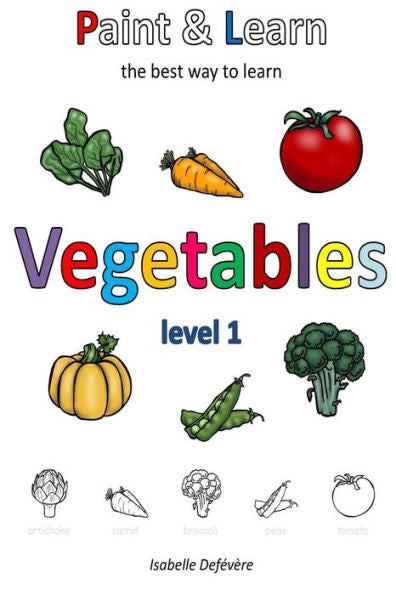 Paint & Learn : Vegetables (Level 1)