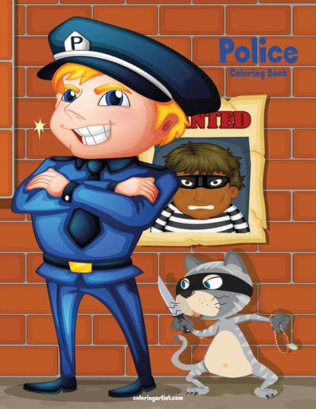 Police Coloring Book 1