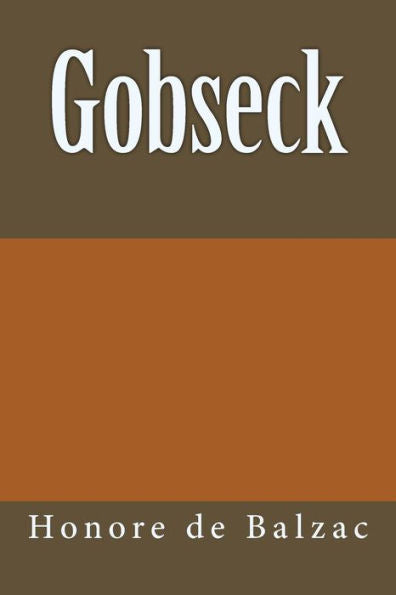 Gobseck - 9781981398270