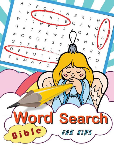 Word Search Bible For Kids : Word Search Books For Kids Ages 6-8