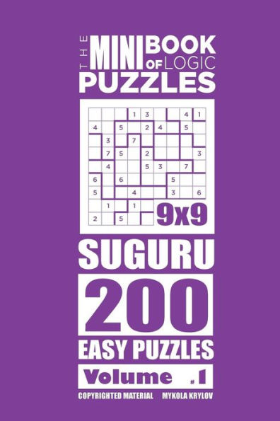 The Mini Book Of Logic Puzzles : Suguru 200 Easy