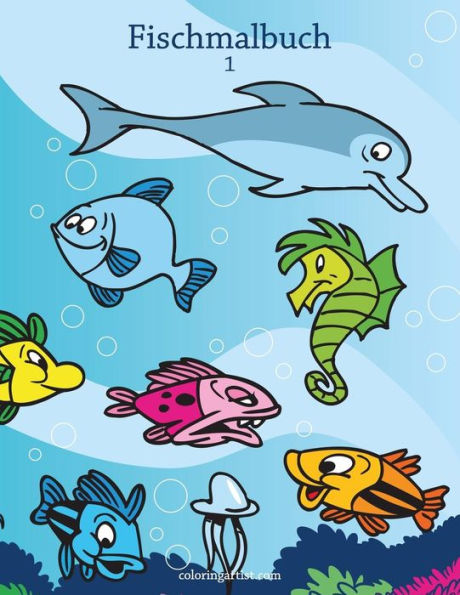 Fischmalbuch 1 (German Edition)