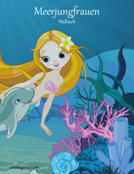 Meerjungfrauen-Malbuch 1