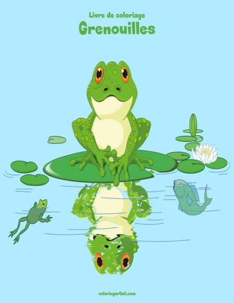 Livre De Coloriage Grenouilles 1