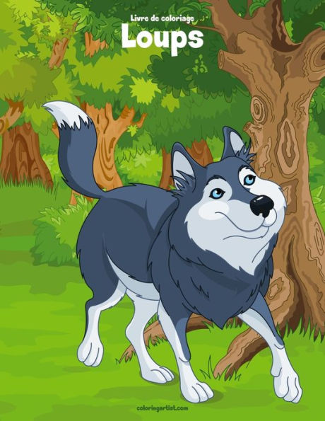 Livre De Coloriage Loups 1