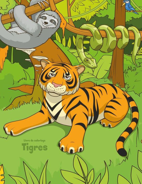 Livre De Coloriage Tigres 1