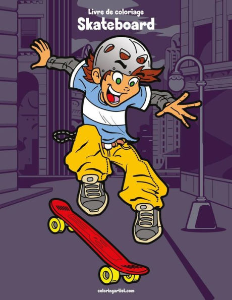 Livre De Coloriage Skateboard 1
