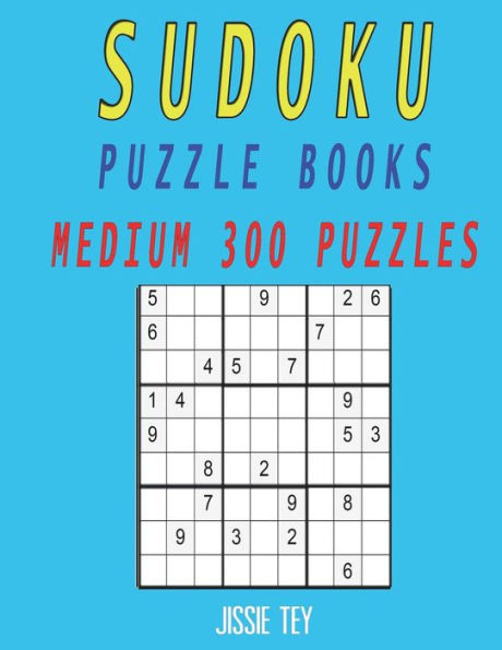 Sudoku Puzzle Books Medium 300 Puzzles