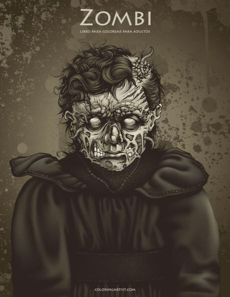 Zombi Libro Para Colorear Para Adultos 1