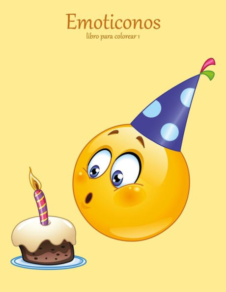 Emoticonos libro para colorear 1 (Spanish Edition)