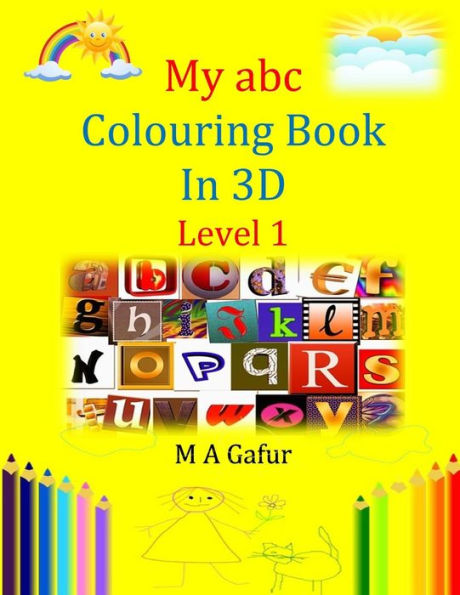 My Abc Colouring Book In 3D Level 1