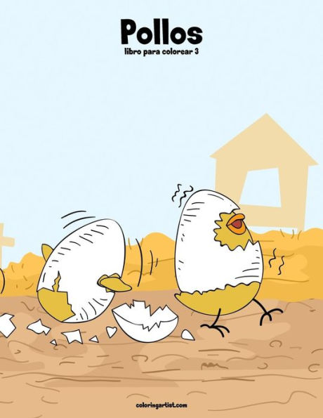 Pollos Libro Para Colorear 3