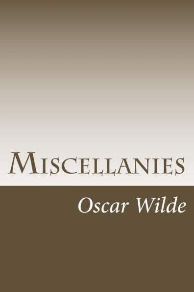 Miscellanies - 9781983537004