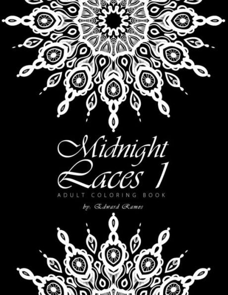 Midnight Laces Adult Coloring Book