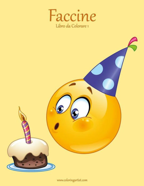 Faccine Libro da Colorare 1 (Italian Edition)
