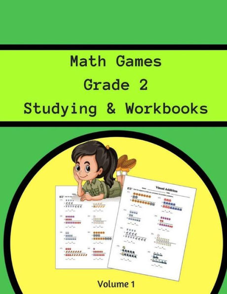 Math Games Grade 2 Studying And Workbooks Volume 1 : Workbooks Addition Grade 2 Practice Students Worksheet Math Puzzles Book
