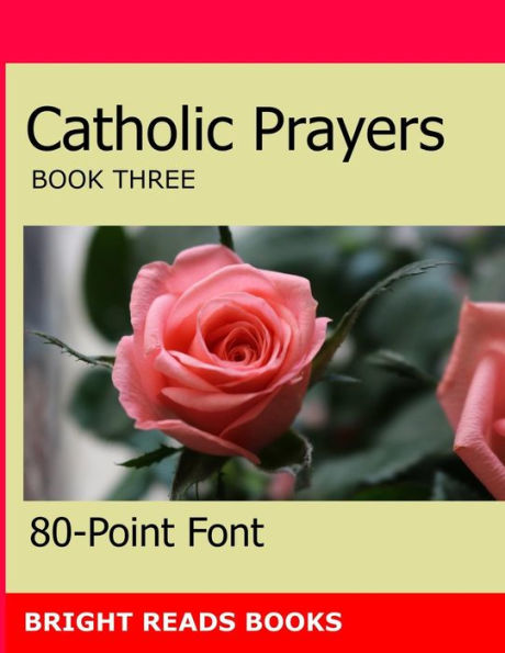 Catholic Prayers Book 3: Gigantic Print Edition (Bright Reads Books)