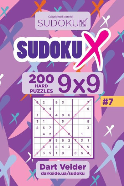 Sudoku X - 200 Hard Puzzles 9X9