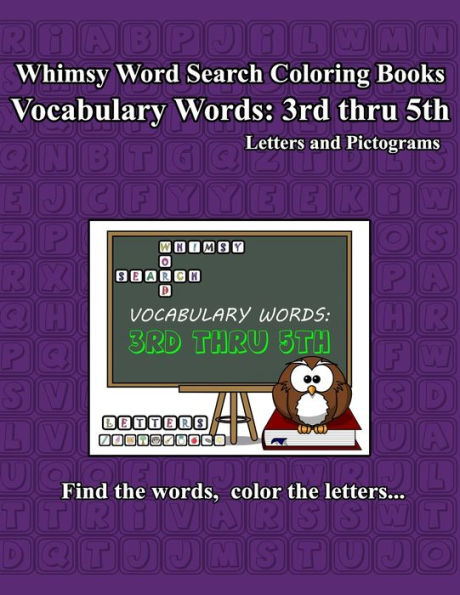 Whimsy Word Search Vocabulary Words : 3Rd Thru 5Th Grade