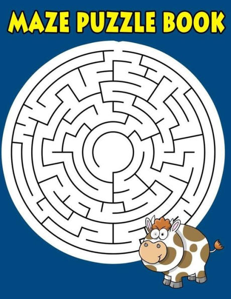 Maze Puzzle Book : Maze Book For Kids Funny Maze Puzzle Game Book; 1 Game Per Page With Solution Variety Orthogonal, Diameter Theta, Hexagonal Sigma, Triangular Delta Ag