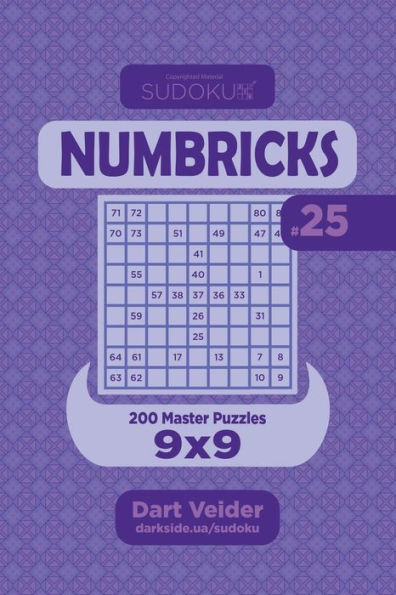 Sudoku Numbricks - 200 Master Puzzles 9X9