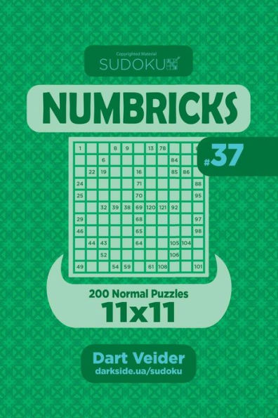 Sudoku Numbricks - 200 Normal Puzzles 11X11