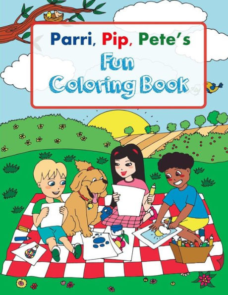 Parri, Pip, Pete's Fun Coloring Book