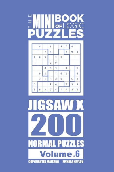 The Mini Book Of Logic Puzzles - Jigsaw X 200 Normal (Volume 6)