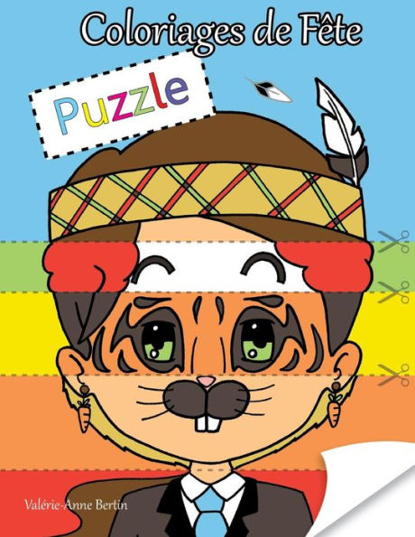 Coloriages de f�te: Puzzle (French Edition)