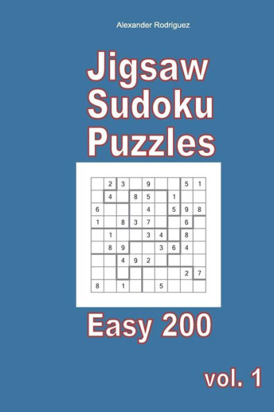 Jigsaw Sudoku Puzzles - Easy 200 vol. 1