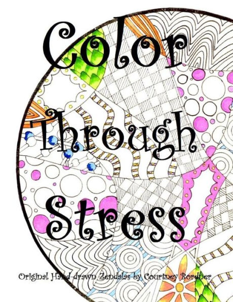 Color Through Stress: Original Hand-drawn Zendalas by Courtney Bordner