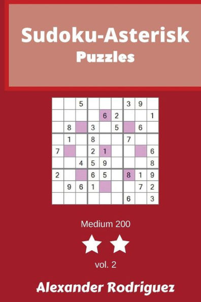 Sudoku-Asterisk Puzzles - Medium 200