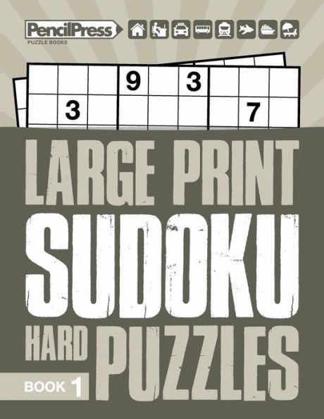 Large Print Hard Puzzles Book 1