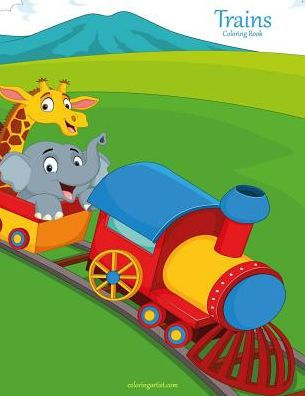 Trains Coloring Book 1